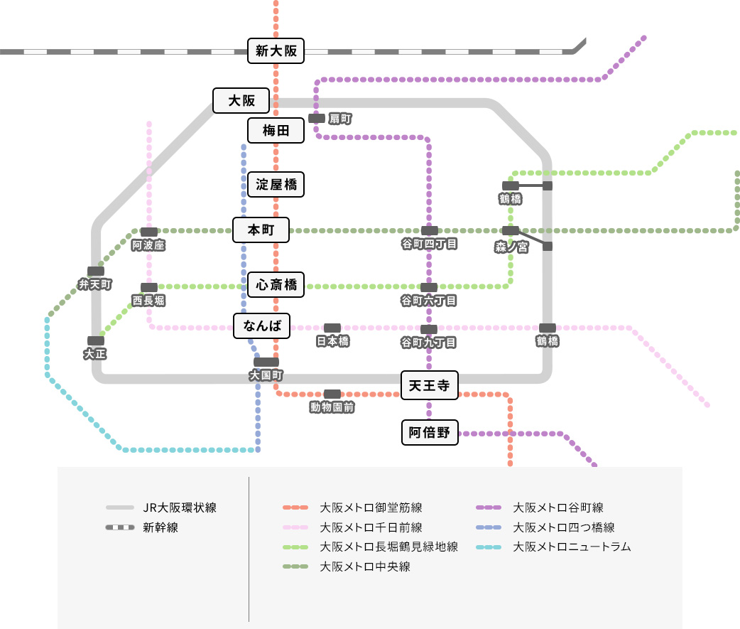 大阪路線図